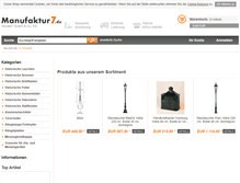 Tablet Screenshot of manufaktur7.de